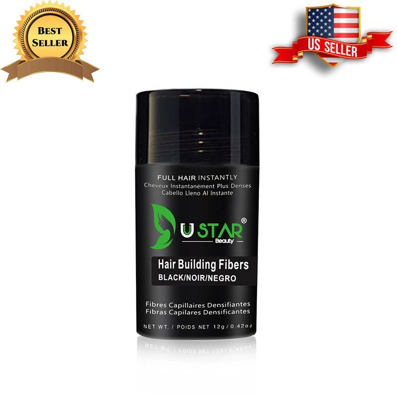 Keratin Hair Building Fibers Black 12g