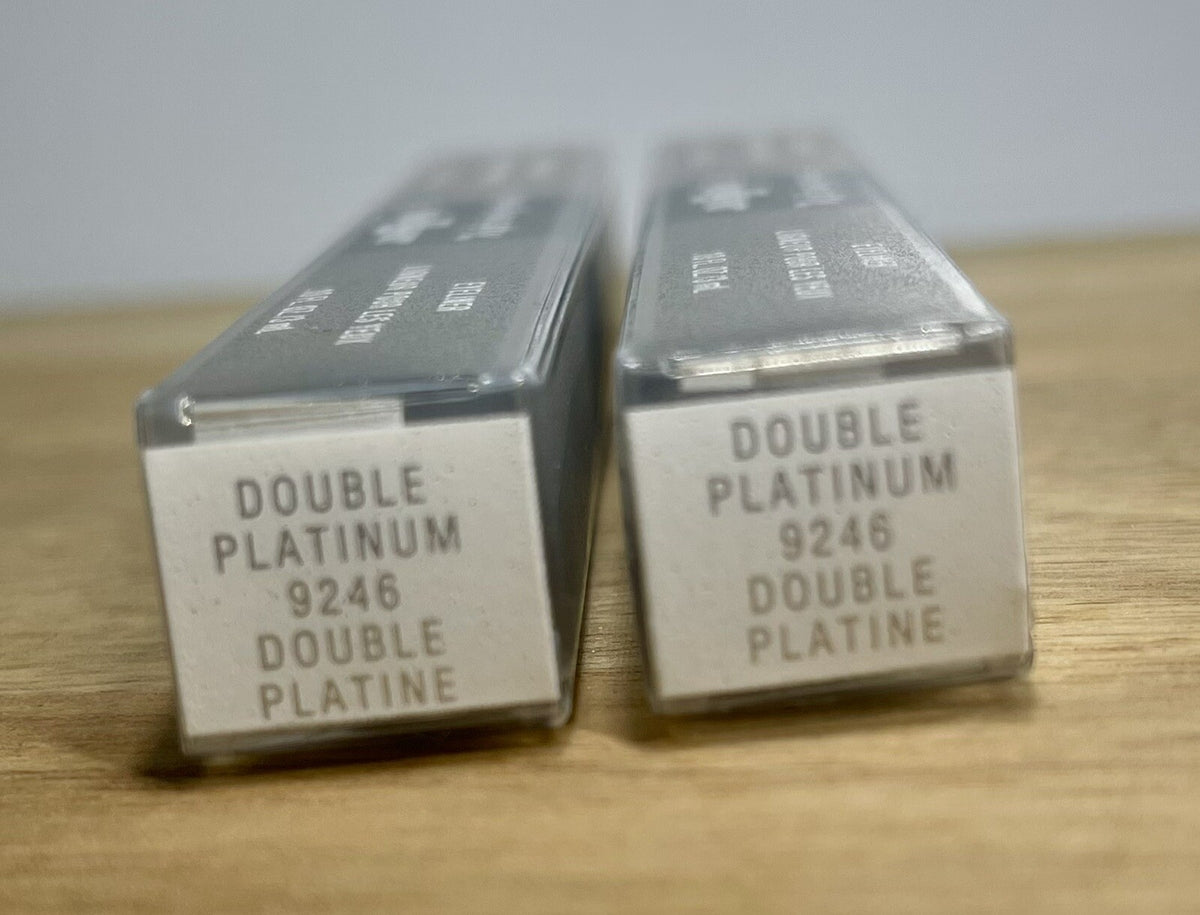 Double End Eye Shadow & Eyeliner Set - Platinum Color - 2 Pack