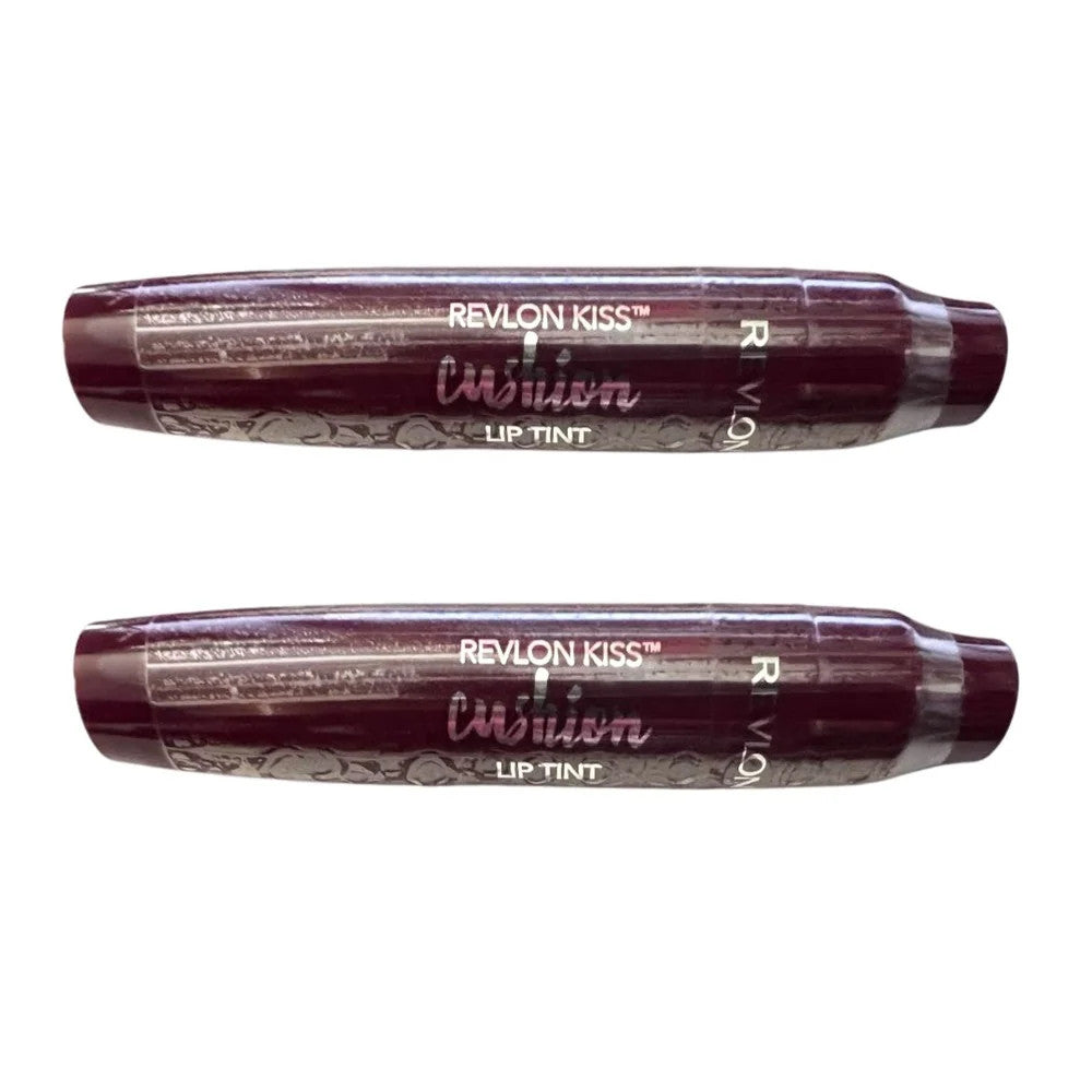 Revlon Kiss Cushion Lip Tint Extra Violet 290 - Moisturizing Lip Makeup Set of 2