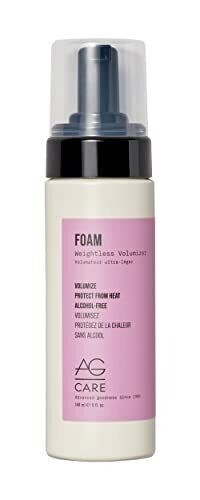 AG Foam Weightless Volumizer Hair Mousse 5oz - Lightweight Hair Styling