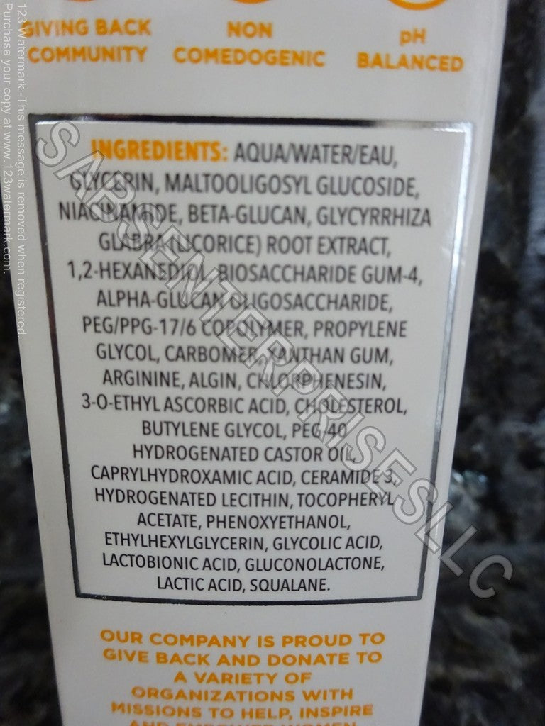 Vitamin C Facial Serum - Nourishing Restore & Softening, 5 Pack 1 FL oz