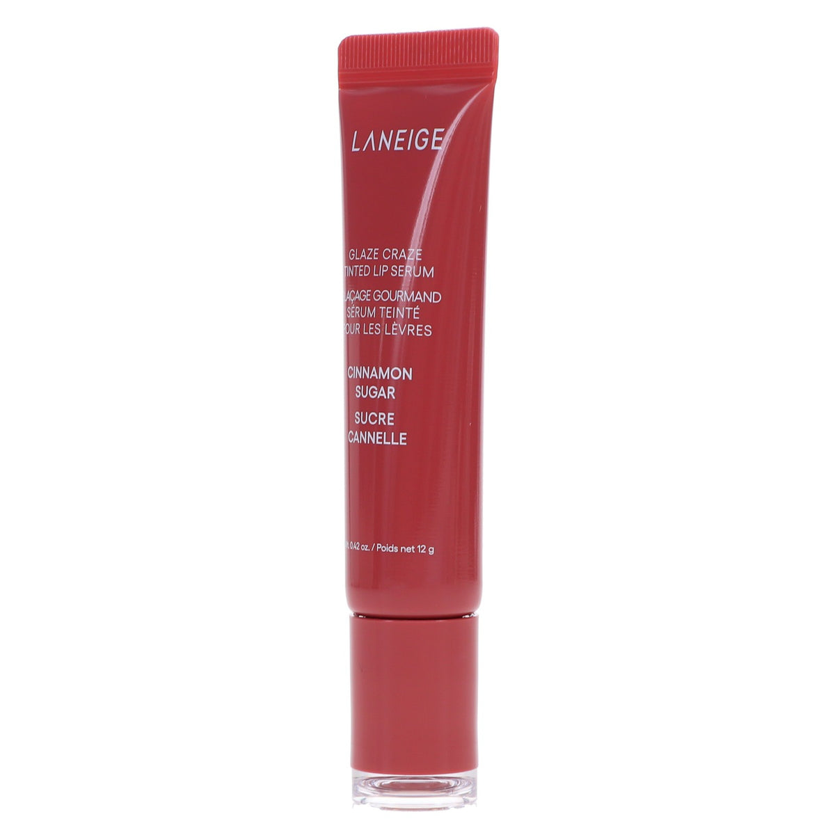 Lip Serum Cinnamon Sugar Tinted Lip Gloss Hydrating Lip Care 0.42 oz