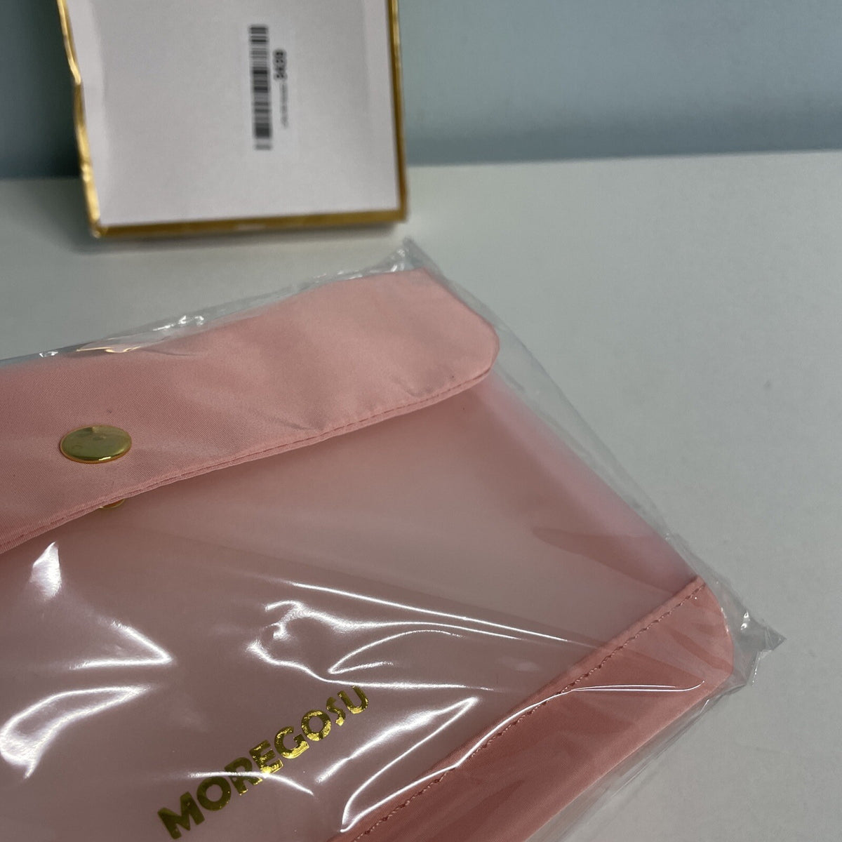 Portable Mask Storage Bag Waterproof Reusable Cosmetic Organizer Pink