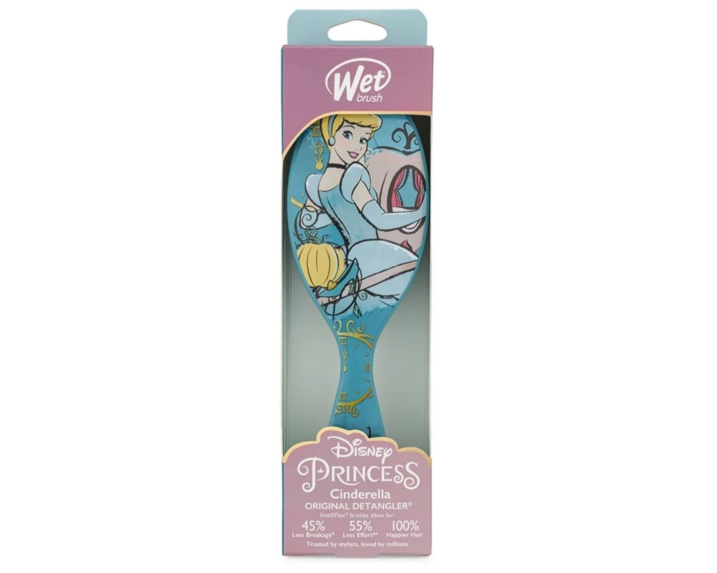 Detangler Hairbrush with Flexible Bristles - Disney Princess Cinderella