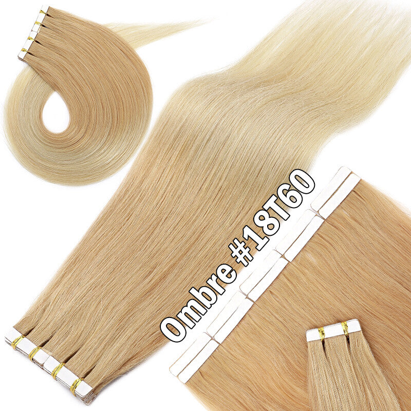 Remy Human Hair Tape-In Extensions 18-22 Inches - Thick & Natural Look