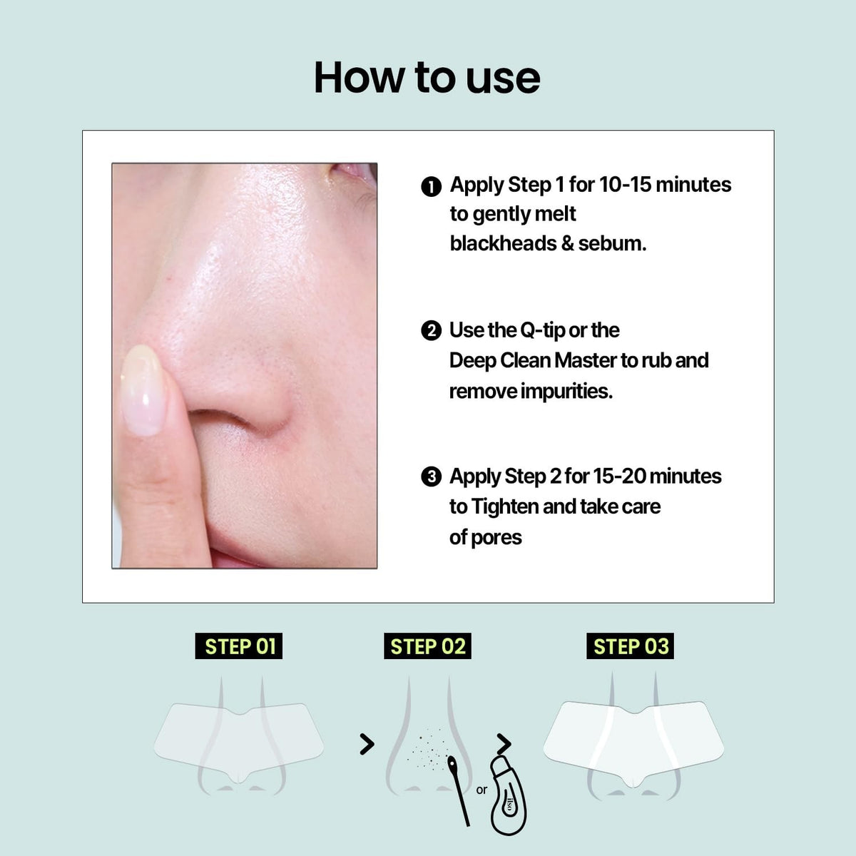 ILSO Natural Blackhead Remover Nose Patches - Pore Treatment (5 Sheets)