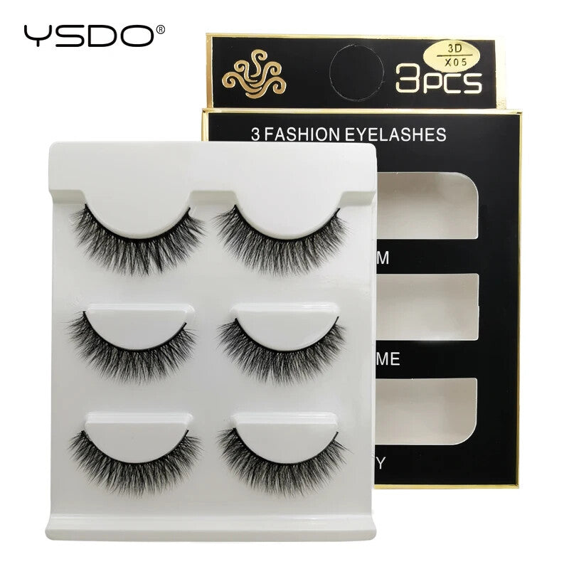 Wholesale 30 Pairs False Eyelashes Natural 3D Faux Cils Cruelty-Free Reusable