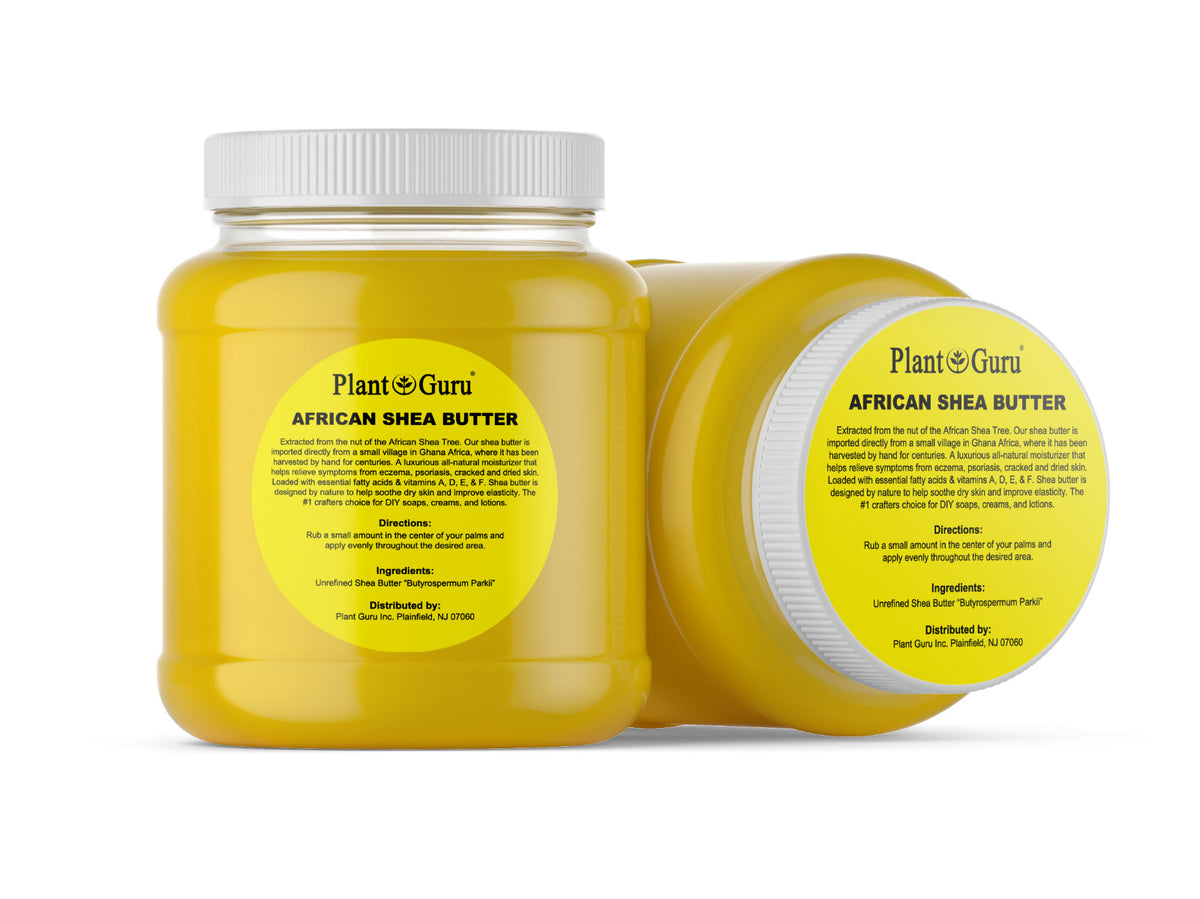Raw African Shea Butter 3 lbs. Bulk YELLOW 100% Pure Natural Organic