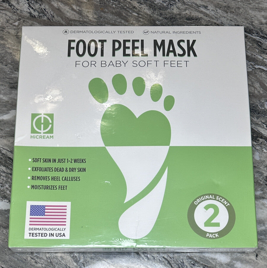 Exfoliating Foot Peel Mask – 2 Pack