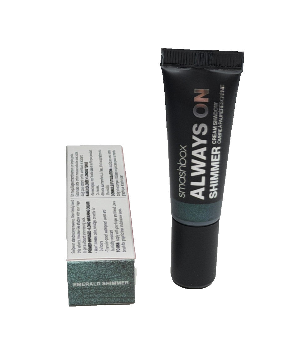 Cream Eyeshadow Emerald Shimmer Long-Wear Eye Makeup 0.34 oz