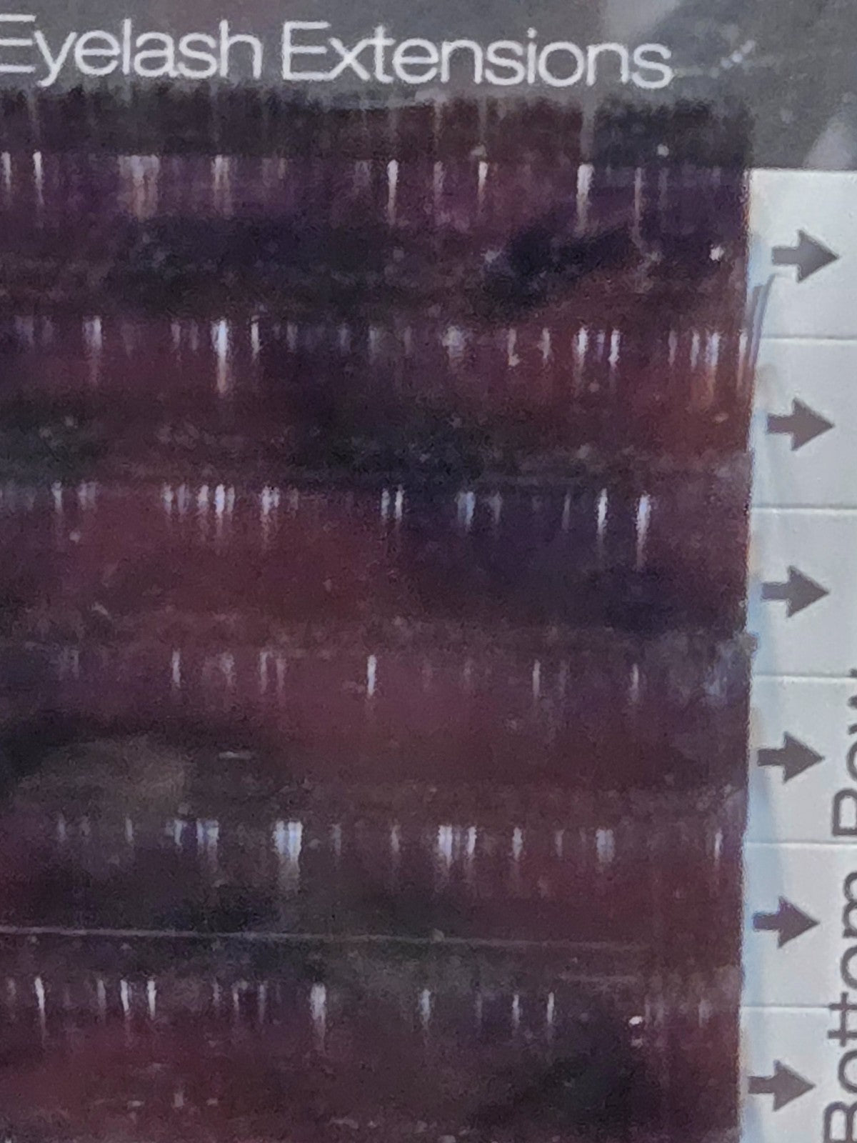False Eyelashes C Curl 0.15mm Thickness for Extensions Black 15mm