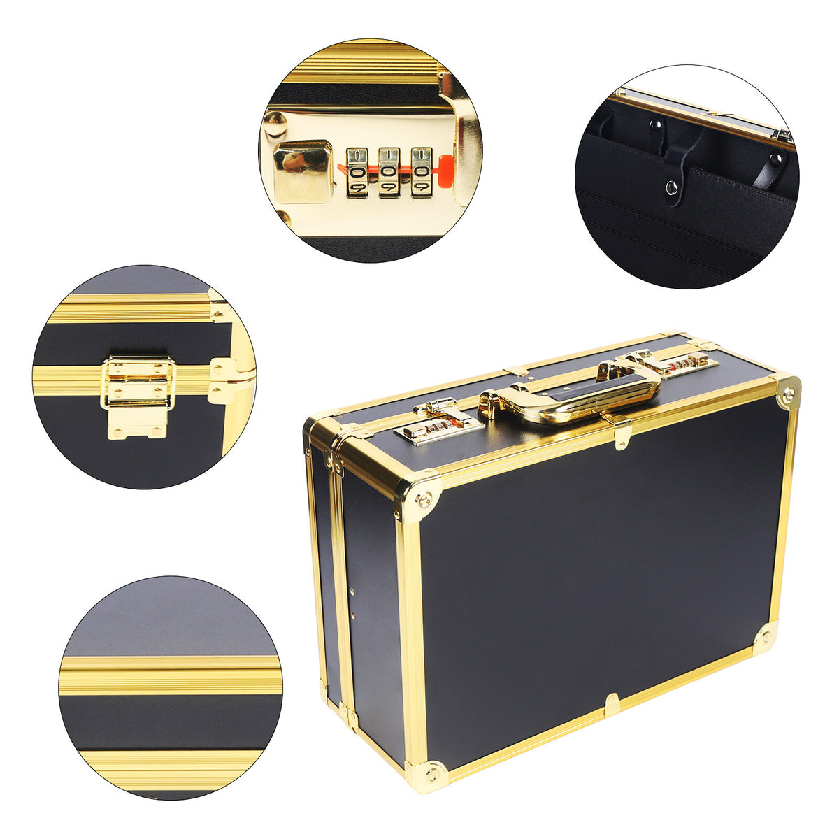 Suitcase Storage Box Barber Carrying Case Clipper Trimmer Organize