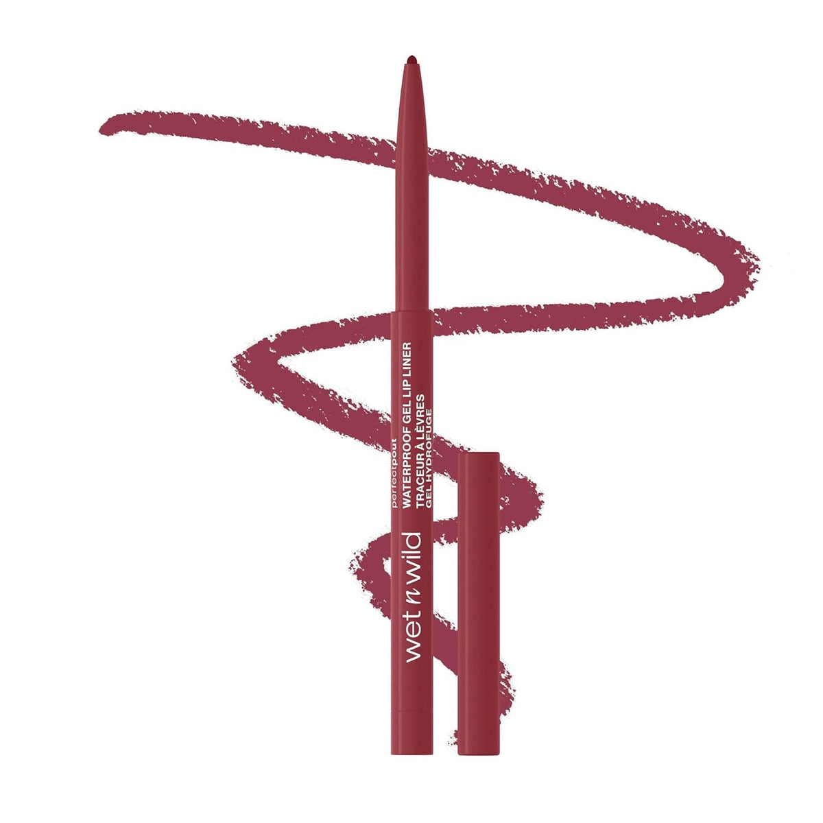 Wet N Wild PerfectPout Gel Lip Liner Gone Burgundy 652C 4 Pack