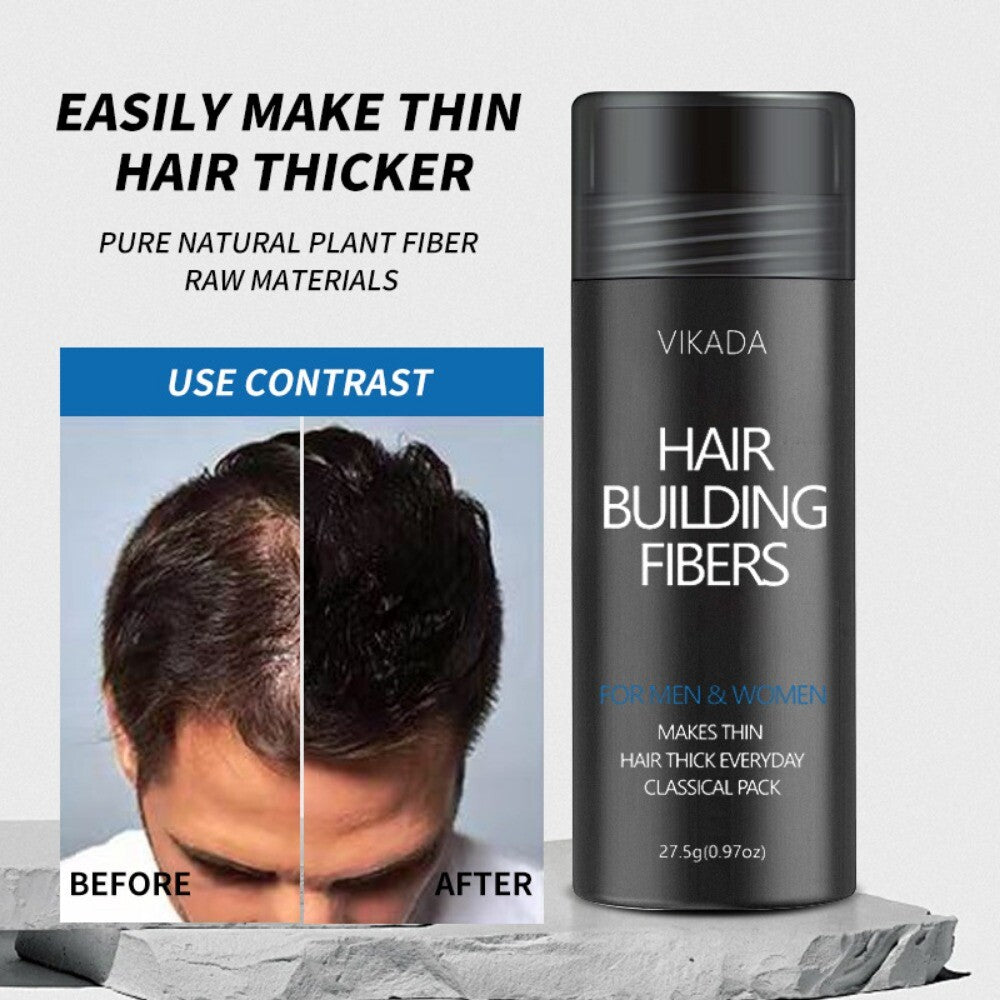 Hair Fiber Hair Loss Concealer Thickening Fibers Black 27.5g