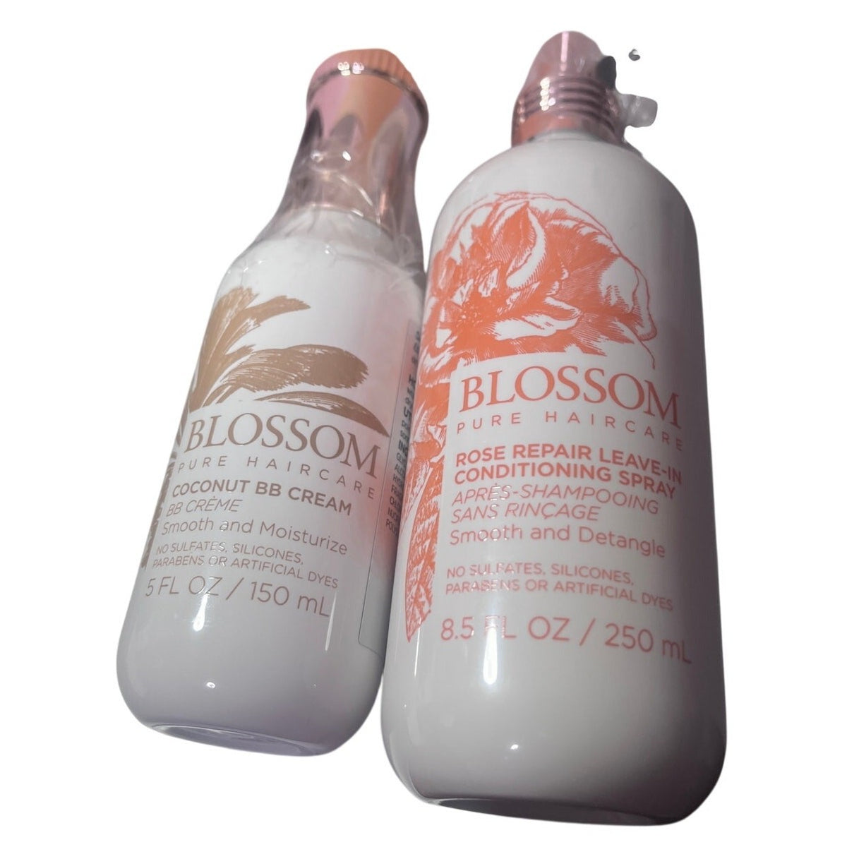 Hair Bundle - Blossom Coconut BB Cream, Rose Repair Leave-in Plus NWT
