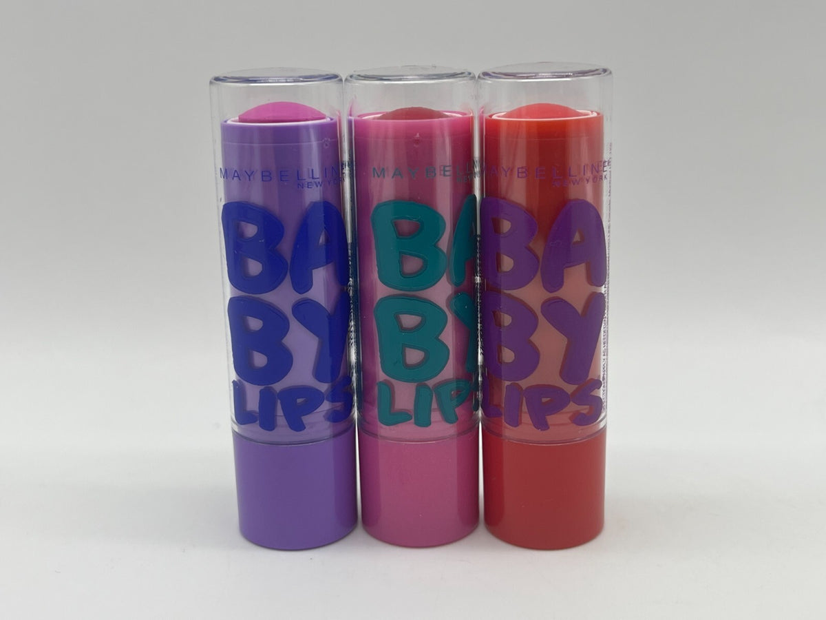 Lip Balm Set - Winter Flush Pink Wishes Ruby Star 3 Pack