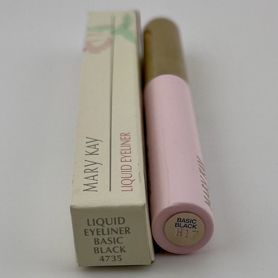 Mary Kay Liquid Eyeliner Basic Black RARE Pink Tube Quick Ship 0.16 Fl Oz