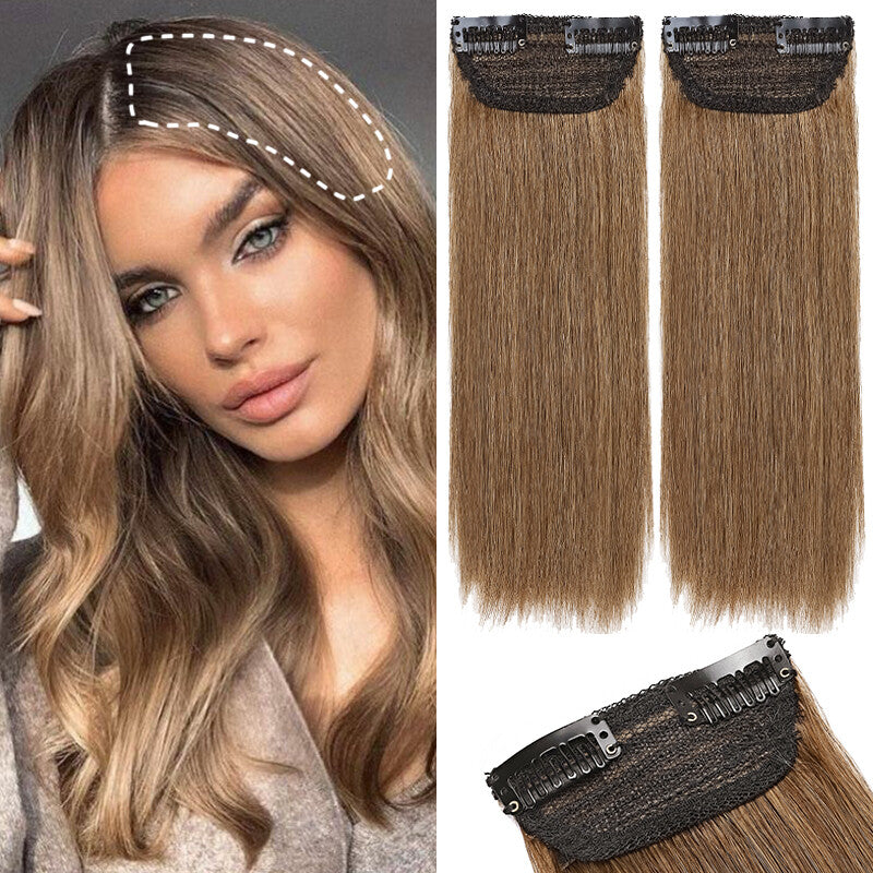 Remy Human Hair Clip-In Extensions - Invisible Side Piece, Multiple Colors & Lengths