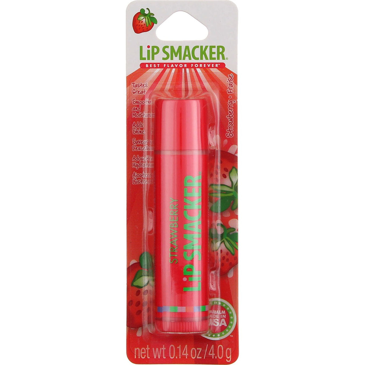 Lip Balm Set - Strawberry Flavored Moisturizing Lip Care, 2 Pack