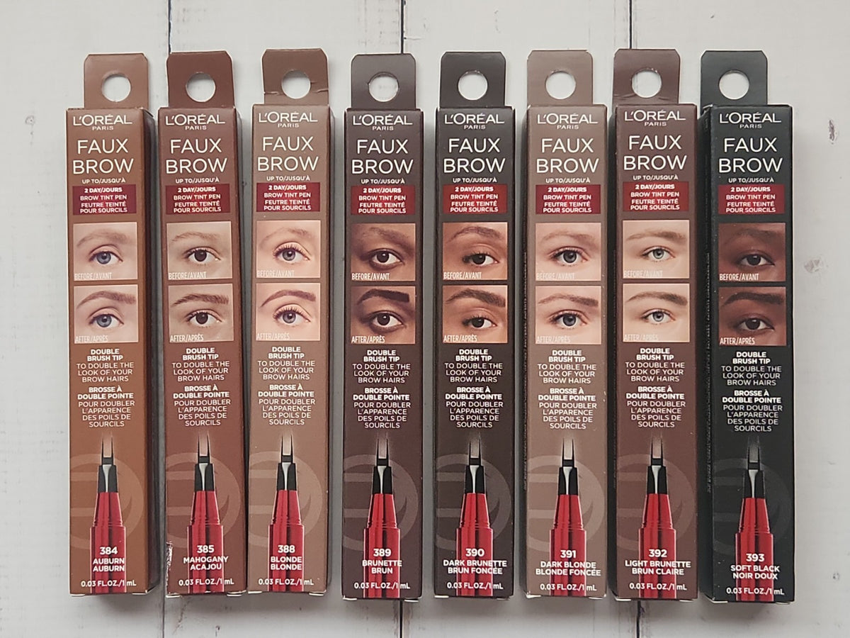 L’Oréal Faux Brow Waterproof Eyebrow Color Pen - Choose Your Shade