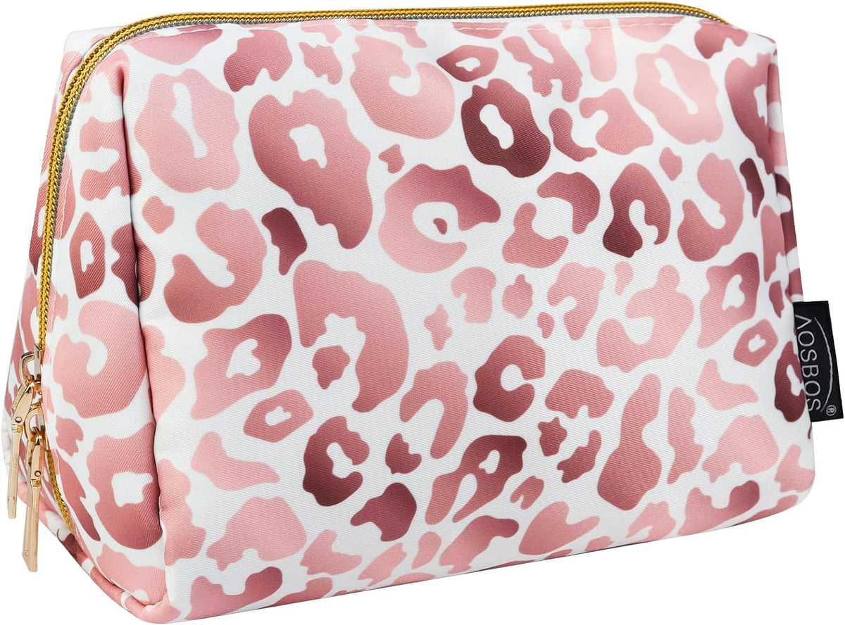 Travel Makeup Pouch Waterproof Cosmetic Bag for Women - Small & Portable