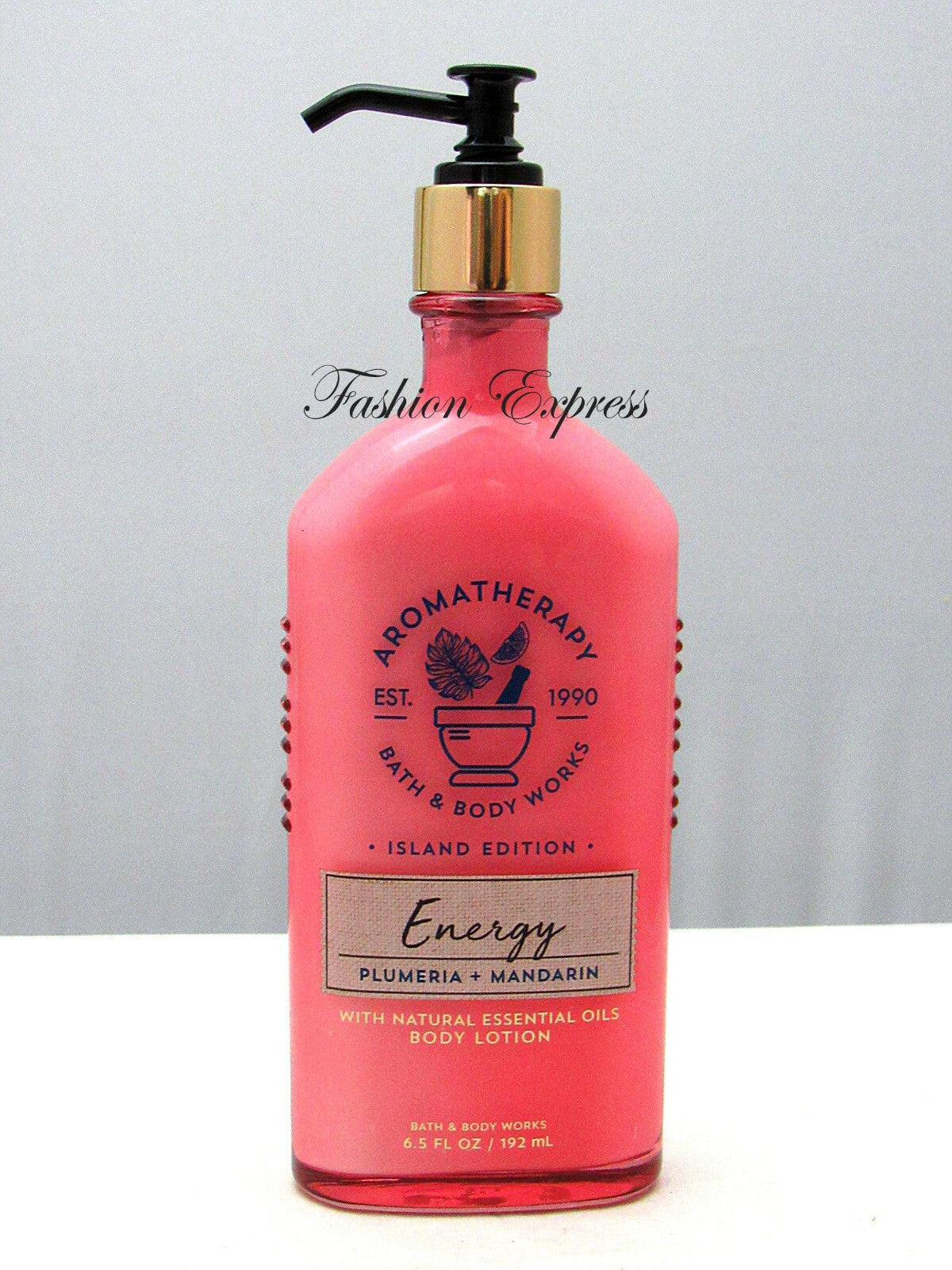 Aromatherapy Energy Plumeria Mandarin Body Lotion 6.5 Fl Oz