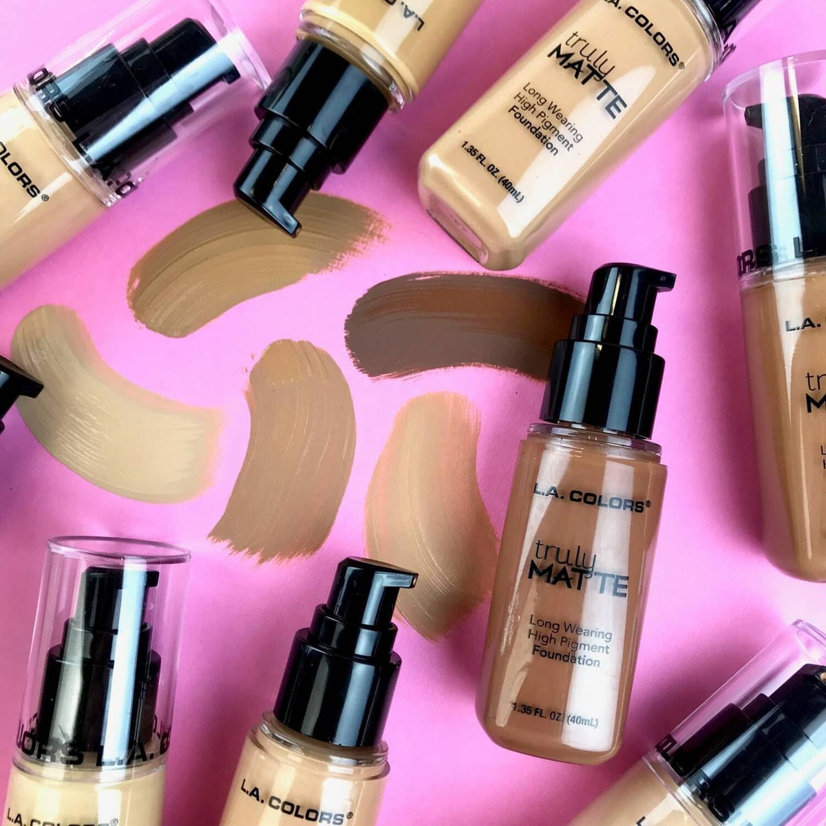 Matte Foundation with Warm Honey Shade - Long Wearing Liquid Makeup