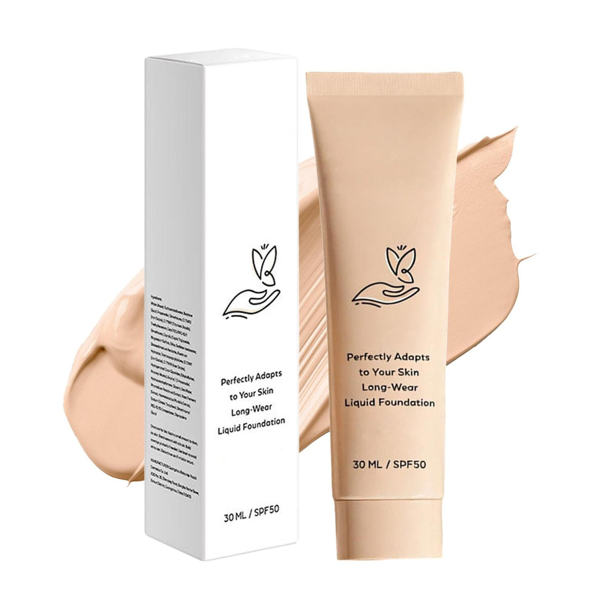 Color Changing SPF 50 Foundation for Mature Skin 30ml - Light, Buildable Coverage