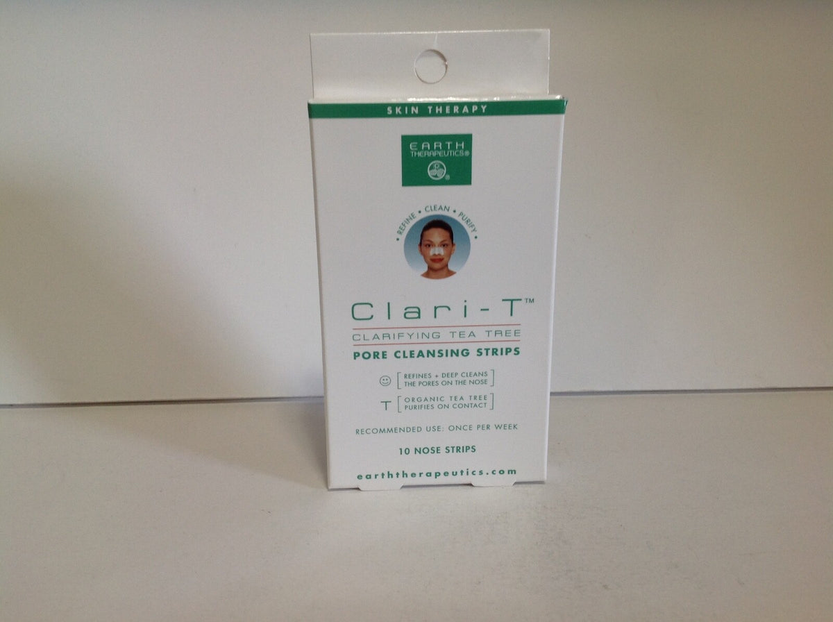 Organic Pore Cleansing Strips - Earth Therapeutics Clari-T 10 Count
