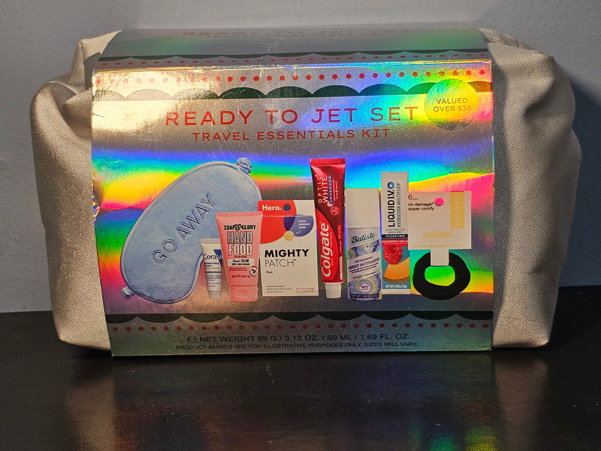 Travel Essentials Kit - Ready To Jet Set Travel Accessories for On-the-Go
