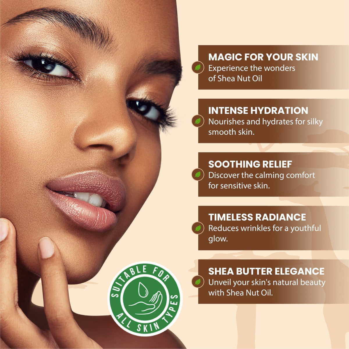 Raw African Shea Nut Butter Oil 4 oz - 100% Pure Natural