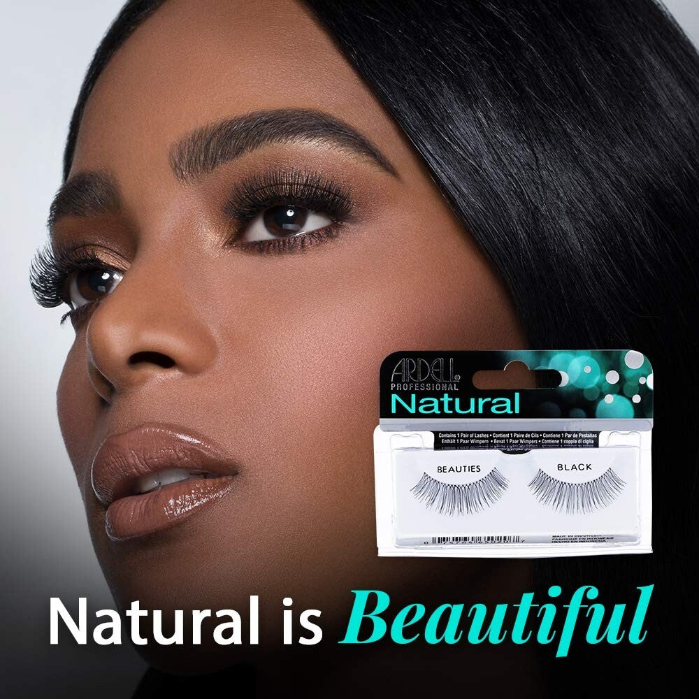 False Eyelashes 4 Pack - Natural Full Look, Reusable & Lightweight