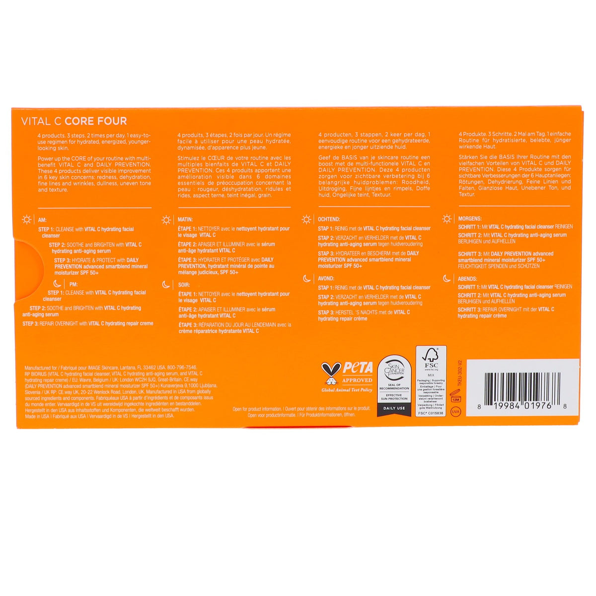 Vitamin C Skincare Trial Kit for Brightening & Hydration - Core Four