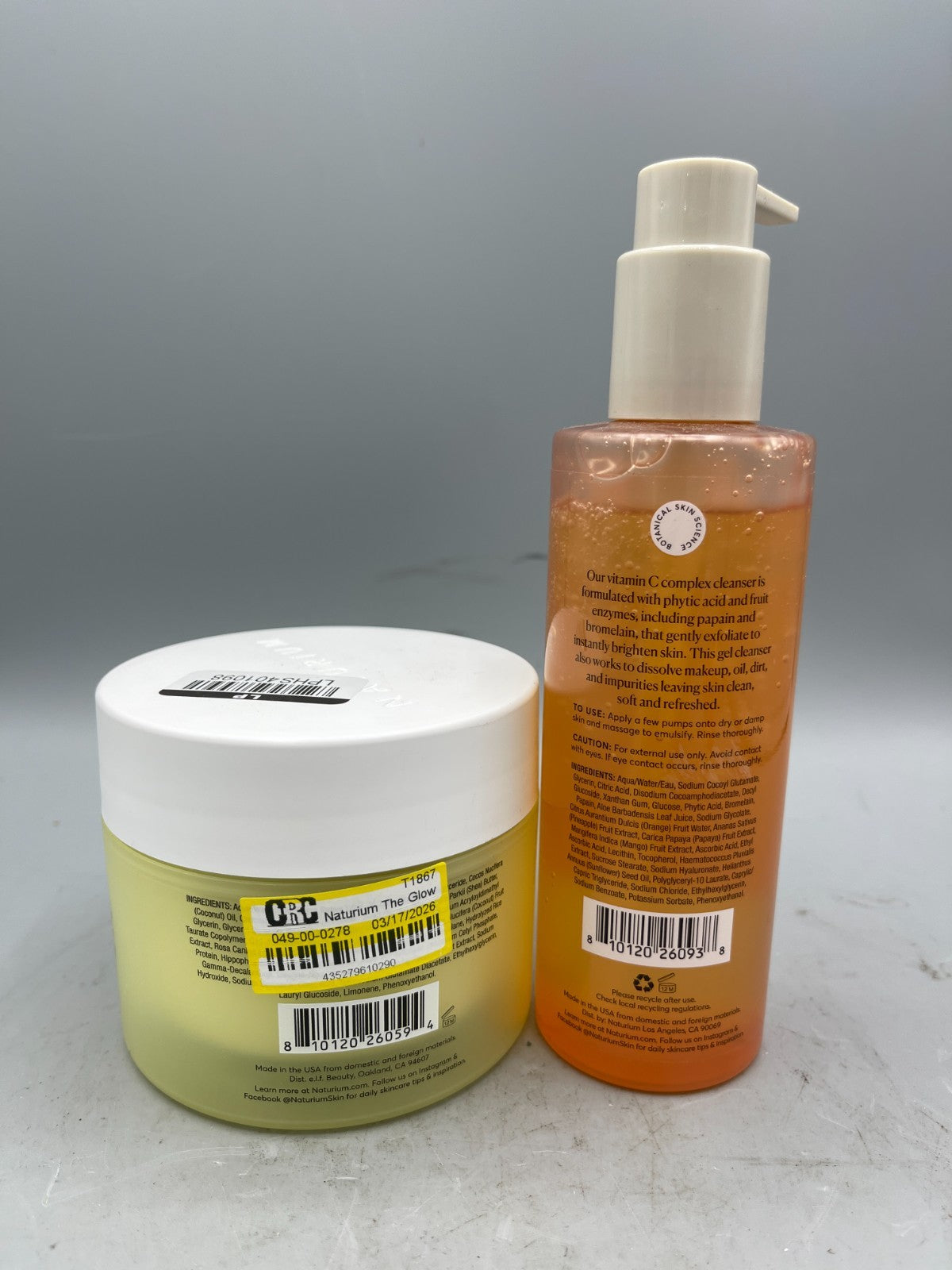 Vitamin C Facial Cleanser & Multi-Oil Set - Naturium Glow Getter