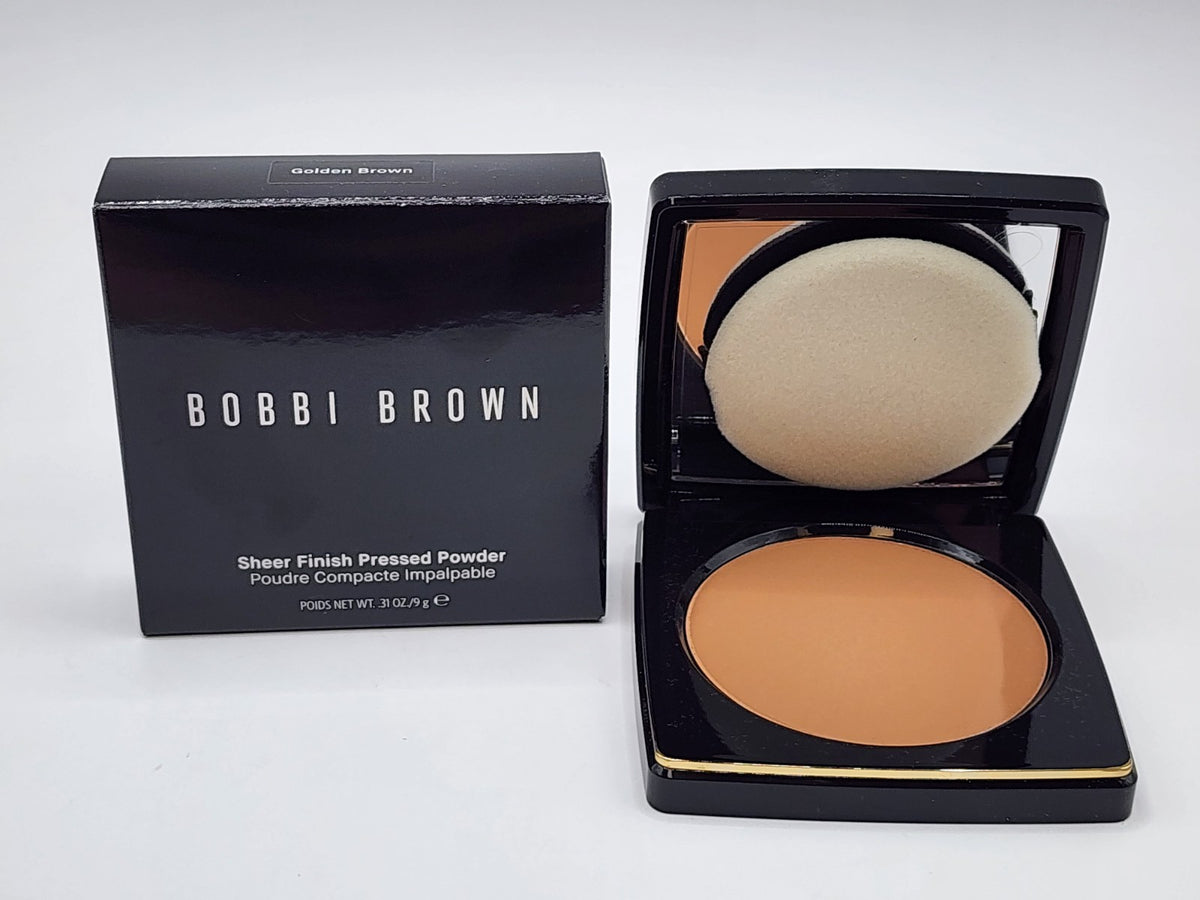 Sheer Finish Pressed Face Powder - Golden Brown, Full Size Makeup