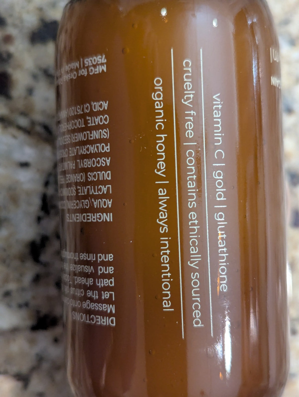 Orange Peel Skin Brightening Cleanser - 4 oz Natural Facial Scrub