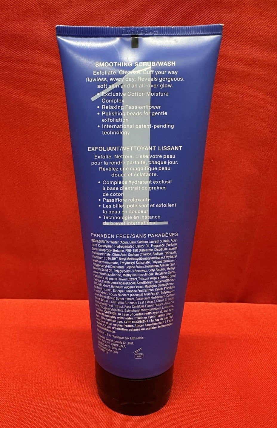 Victoria's Secret Smoothing Scrub Wash PASSIONFLOWER COTTON MOISTURE