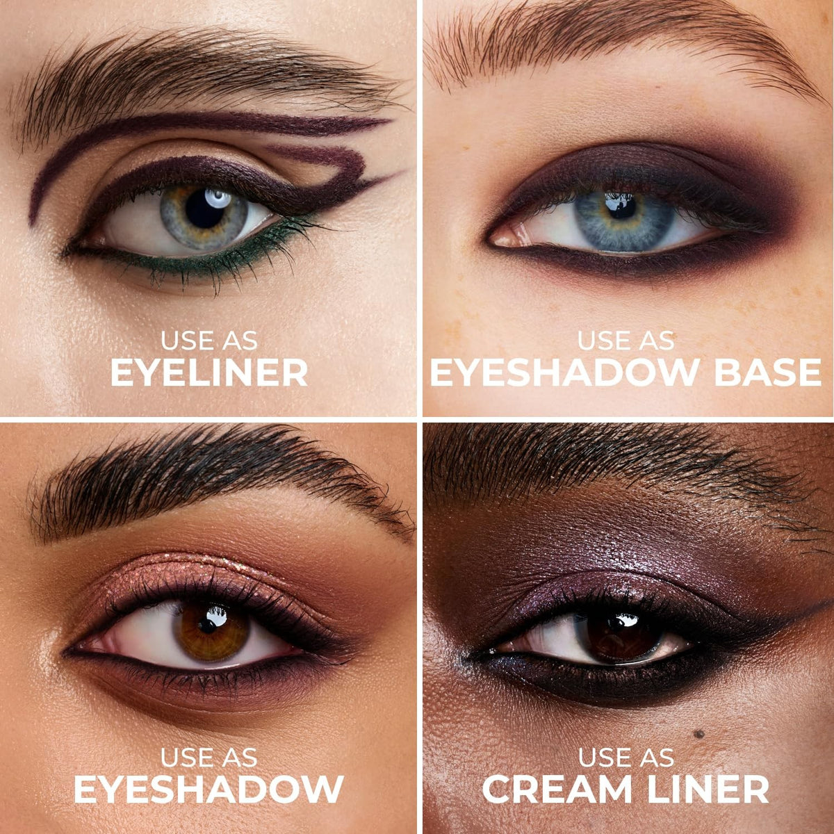 Long-Lasting Waterproof Gel Eyeliner - Deep Brown, Smudge-Proof, 0.06 oz