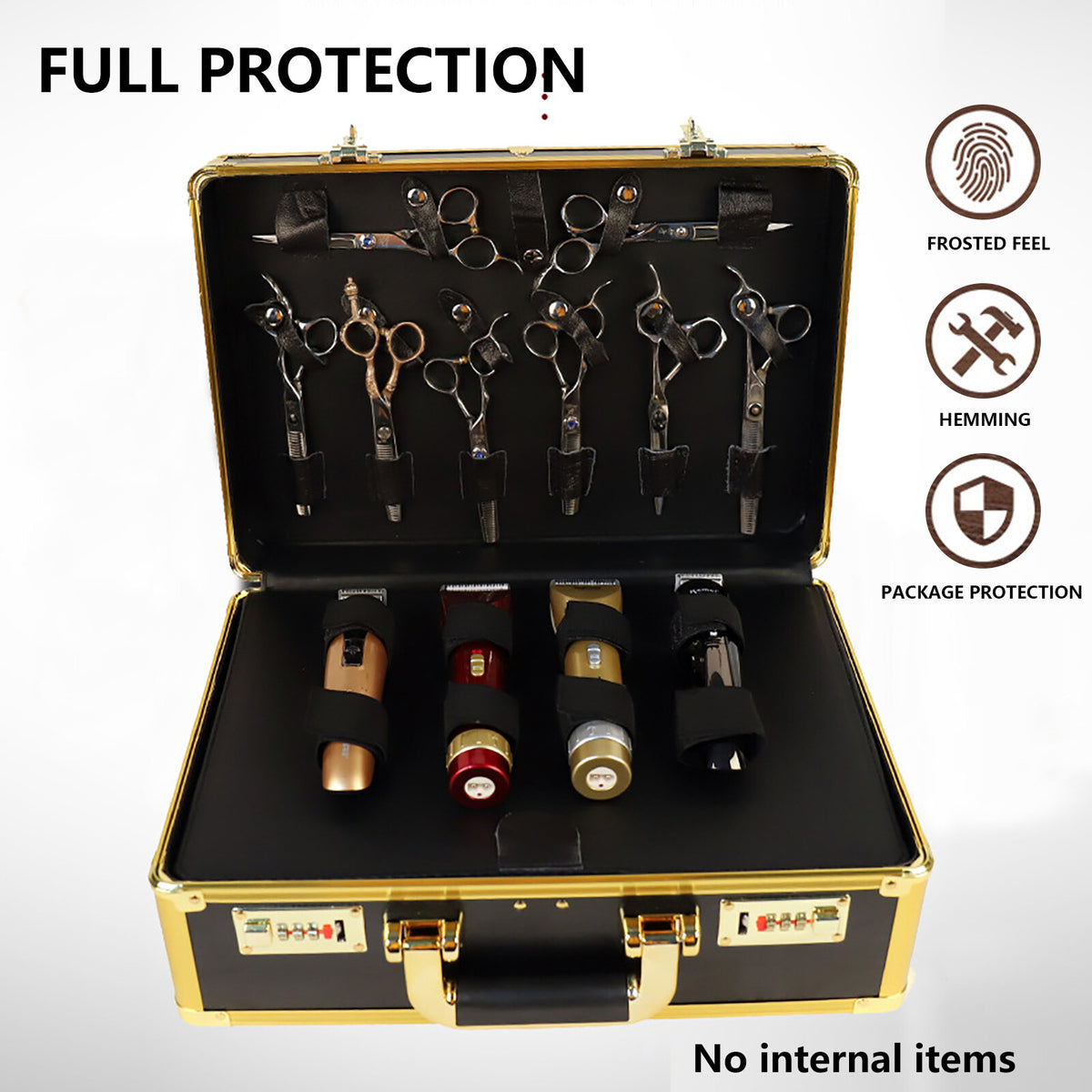 Tool Storage Large Barber Hair Stylist Suitcase Carrying Case
