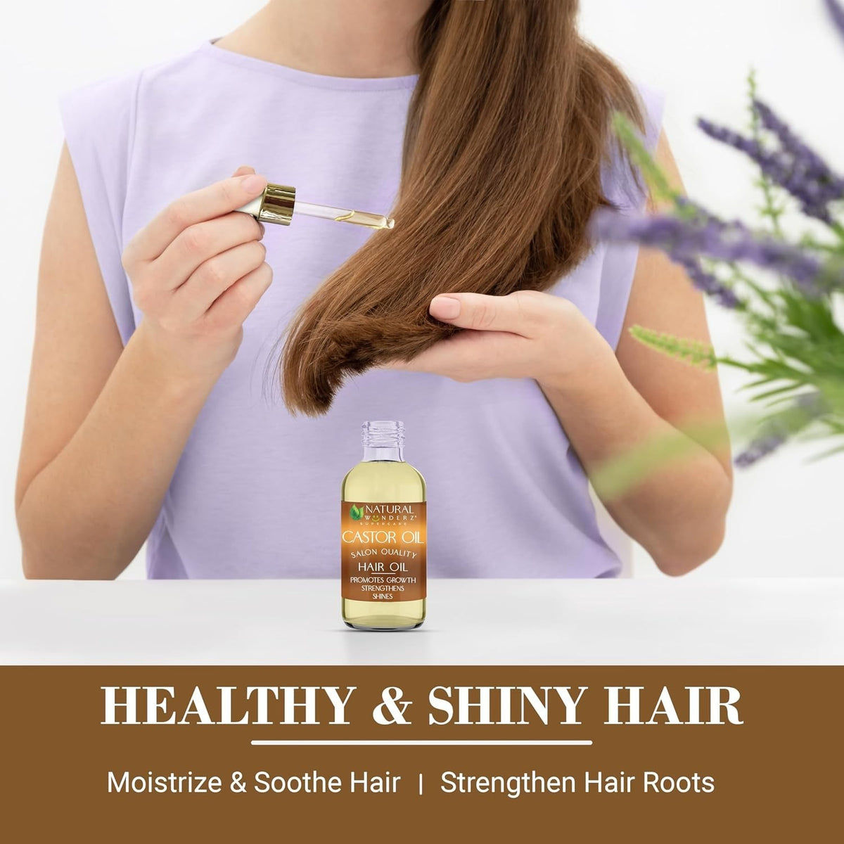 -Friendly Castor Hair Growth Oil - 4 Oz Thickening & Moisturizing