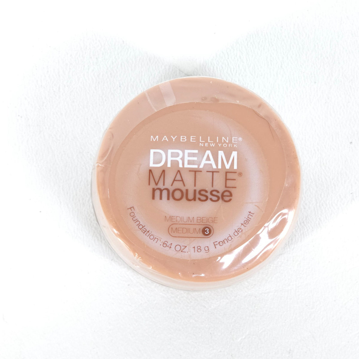 Maybelline Dream Matte Mousse Foundation Medium Beige 3 18g - Lightweight Matte Finish
