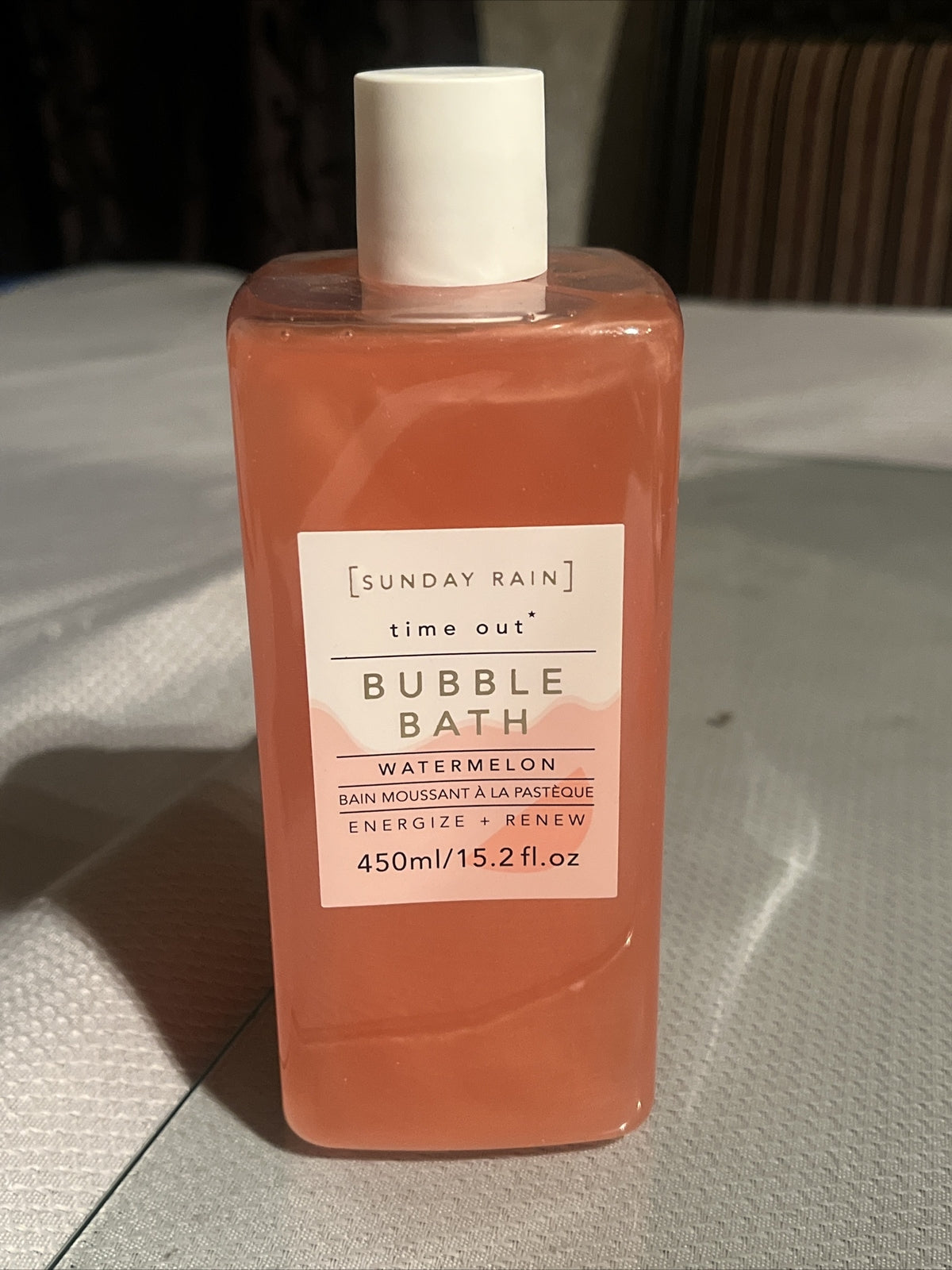 Watermelon Bubble Bath 15 oz. Sunday Rain Sealed Vegan Cruelty Free
