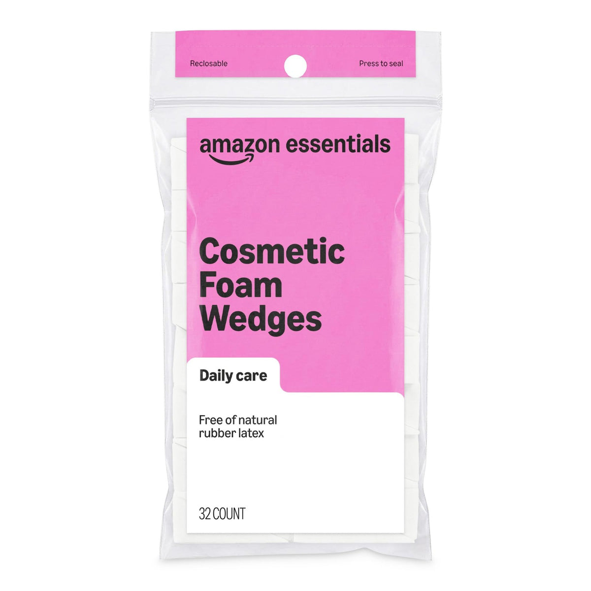 Cosmetic Foam Wedges for Makeup Application - Pack of 32