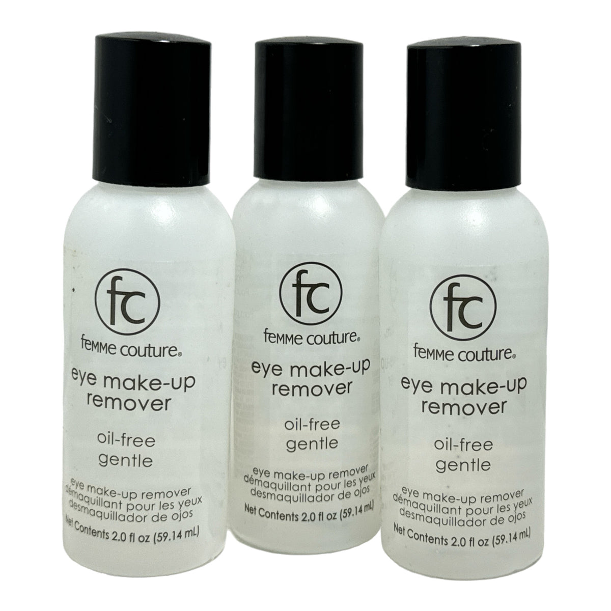 Oil-Free Eye Makeup Remover - 2.0 fl oz (59.14 ml) Pack of 3