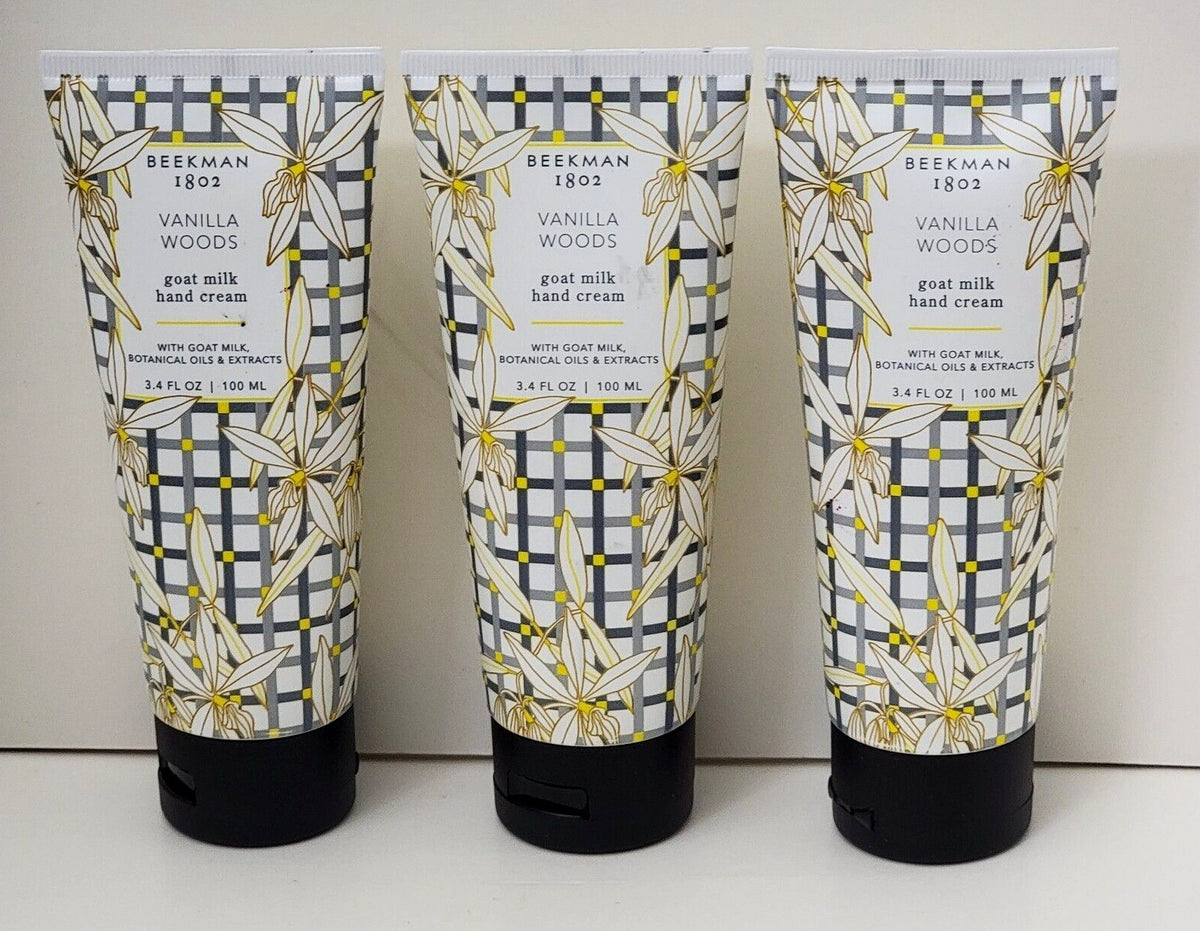Goat Milk Hand Cream 3.4 fl oz - 3 Pack, Multiple Scents