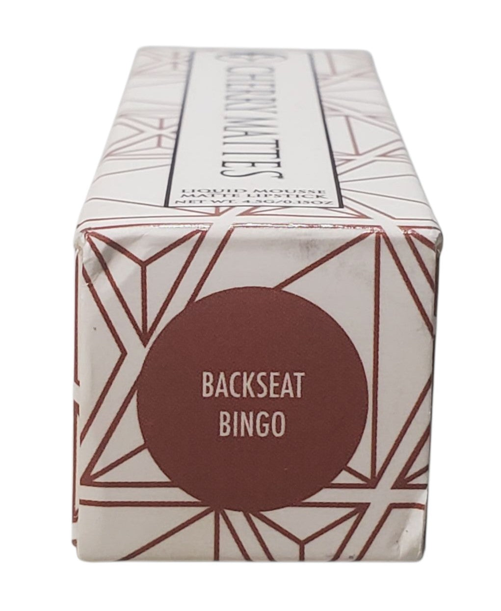 Liquid Matte Lipstick - Cherry Shade Backseat Bingo, Long-Lasting & Bold