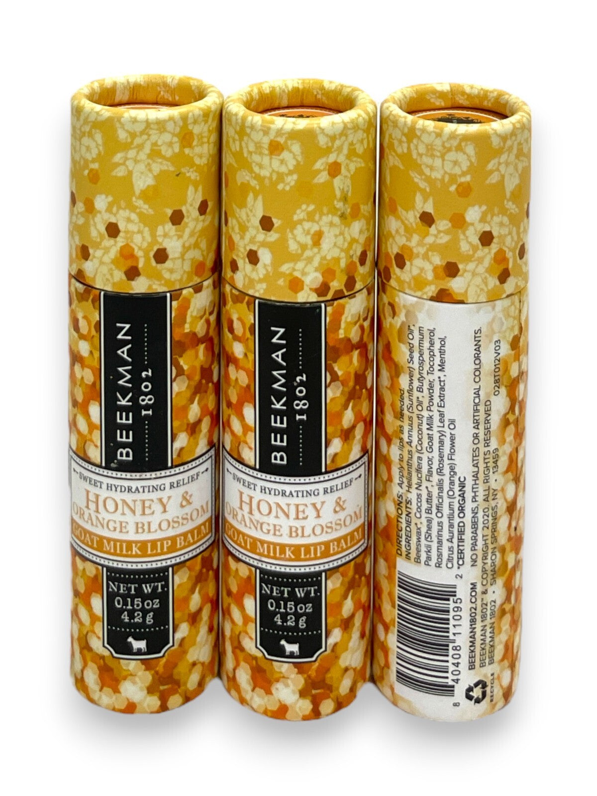 Goat Milk Lip Balm Set - Assorted Flavors, Hydrating Lip Care