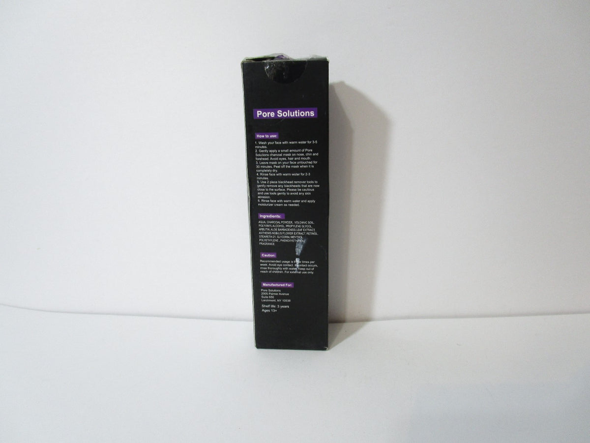 Purifying Charcoal Mask with Blackhead Removal Tools