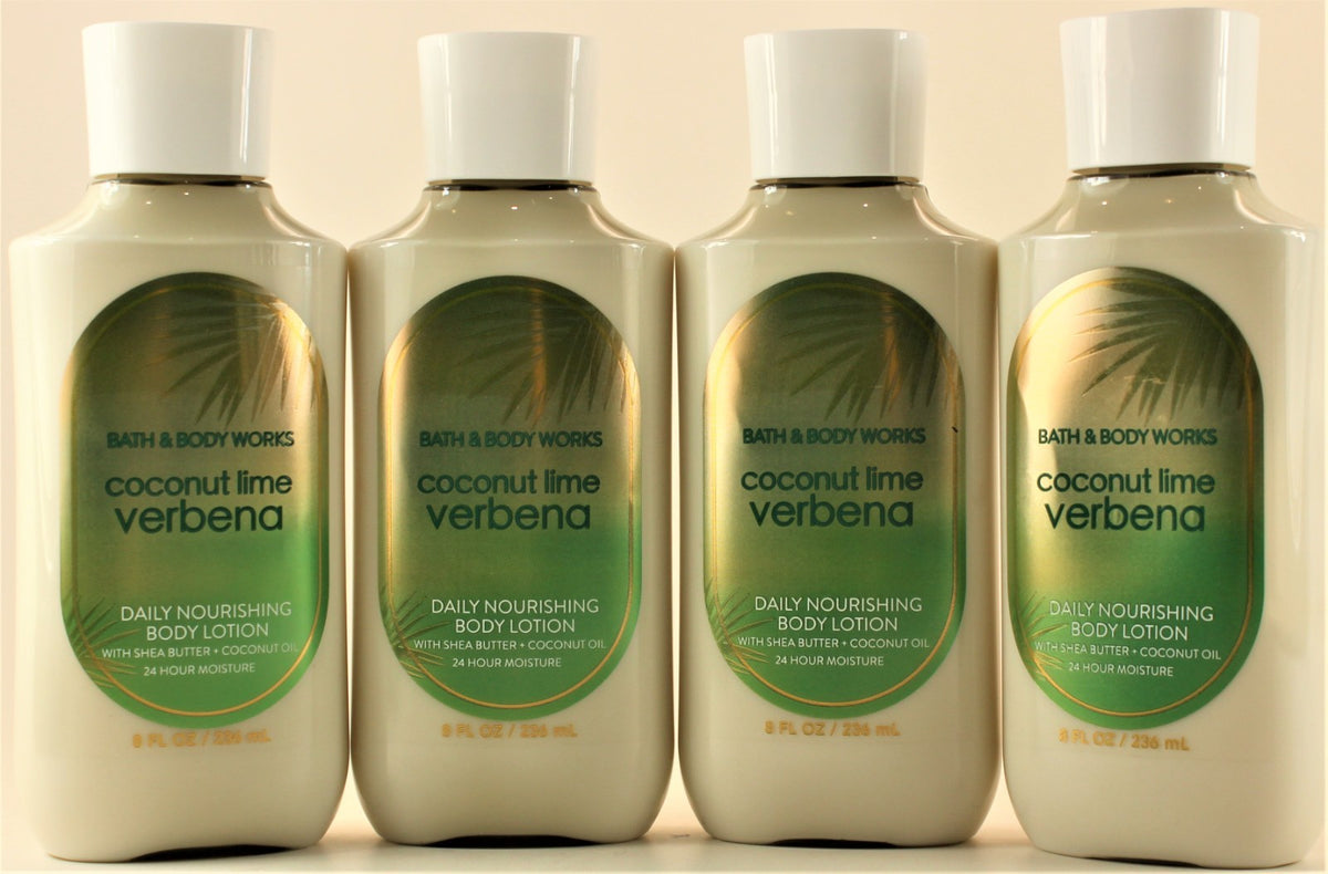 Coconut Lime Verbena Body Lotion 8oz - Set of 4