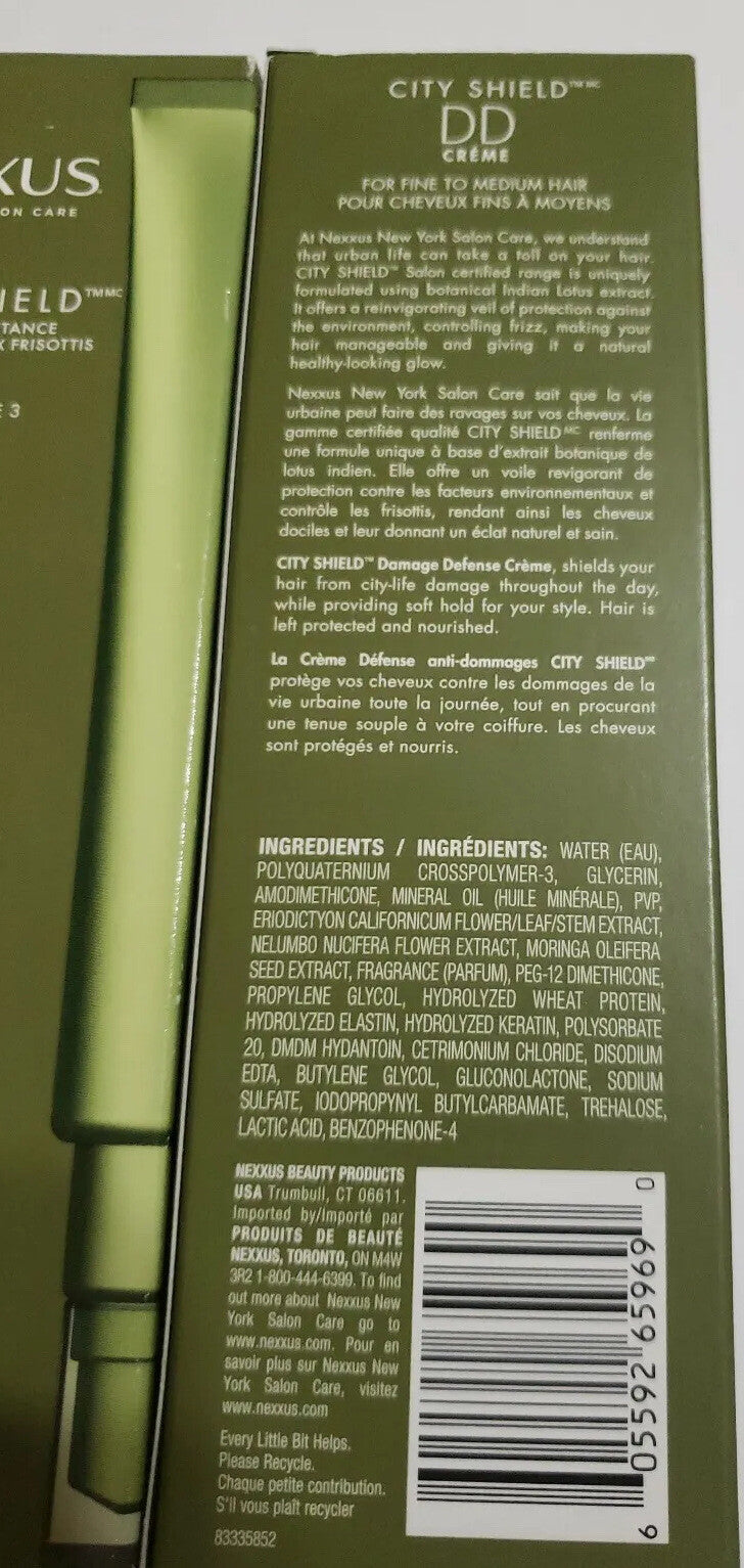 Nexxus City Shield Step 3 DD Creme Leave-In Conditioner 1.93 Fl Oz